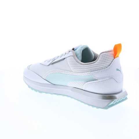 Puma City Rider PPE 38548801 Mens White Leather Lifestyle Sneakers Shoes