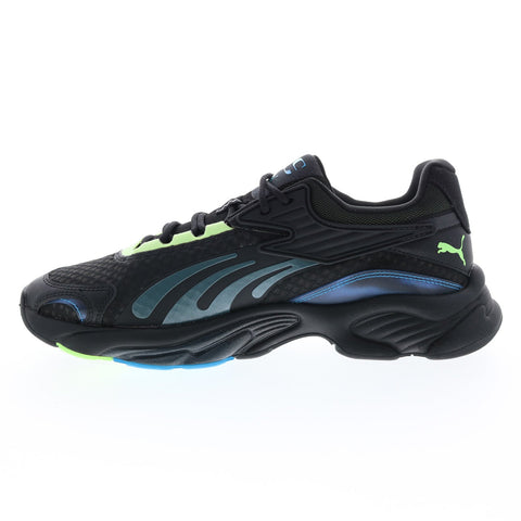 Puma RS-C LS 38566101 Mens Black Canvas Lace Up Lifestyle Sneakers Shoes