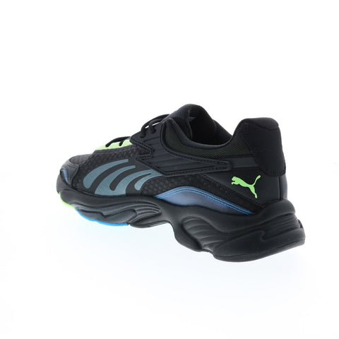 Puma RS-C LS 38566101 Mens Black Canvas Lace Up Lifestyle Sneakers Shoes