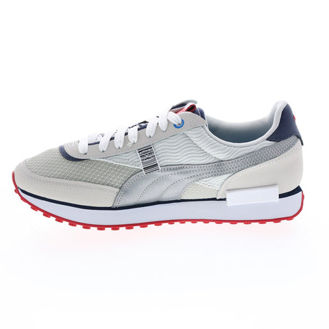 Puma Future Rider S&S 38570601 Mens Gray Suede Lifestyle Sneakers Shoes