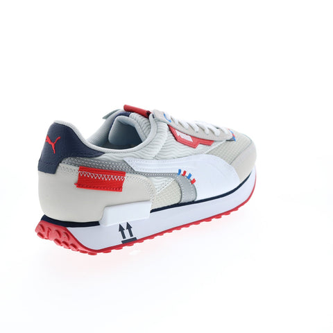 Puma Future Rider S&S 38570601 Mens Gray Suede Lifestyle Sneakers Shoes