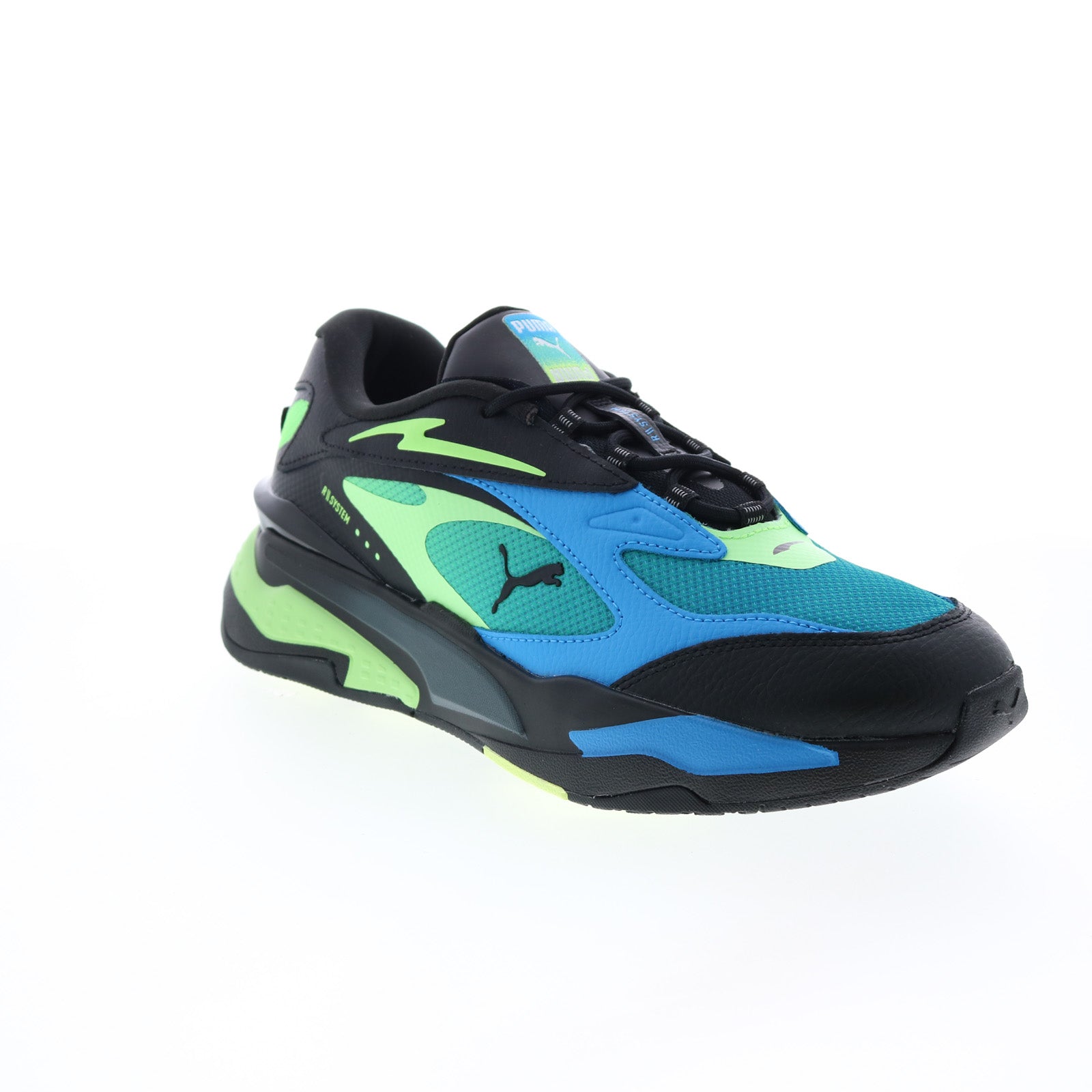 raken onwettig gemakkelijk Puma RS-Fast Ls 38570701 Mens Blue Leather Lifestyle Sneakers Shoes - Ruze  Shoes