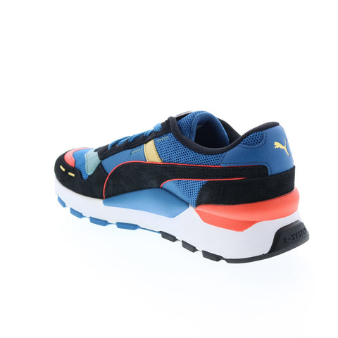 Puma RS 2.0 GO For 38581001 Mens Blue Leather Lifestyle Sneakers Shoes