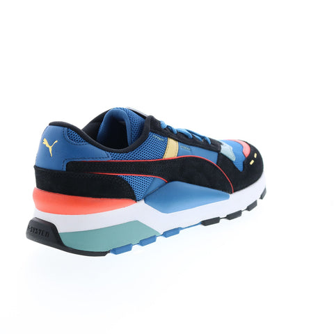 Puma RS 2.0 GO For 38581001 Mens Blue Leather Lifestyle Sneakers Shoes