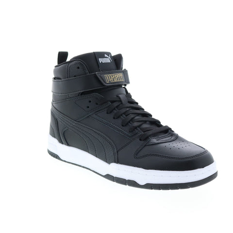 Puma RBD Game 38583903 Mens Black Leather Lace Up Lifestyle Sneakers Shoes