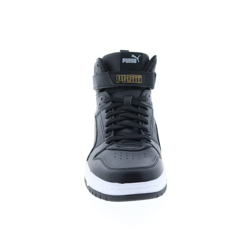 Puma RBD Game 38583903 Mens Black Leather Lace Up Lifestyle Sneakers Shoes