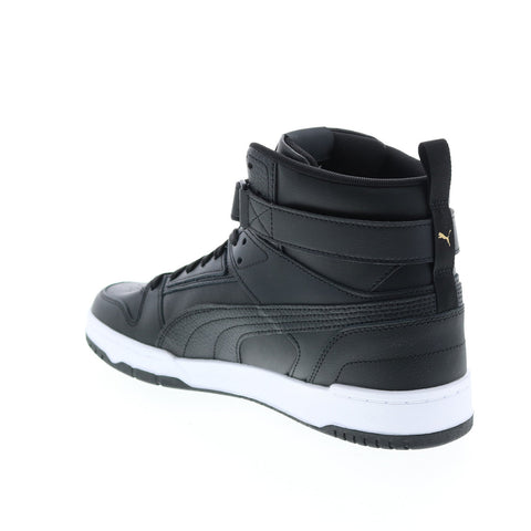 Puma RBD Game 38583903 Mens Black Leather Lace Up Lifestyle Sneakers Shoes