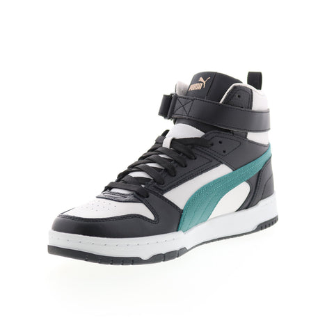 Puma RBD Game 38583919 Mens Black Leather Lace Up Lifestyle Sneakers Shoes