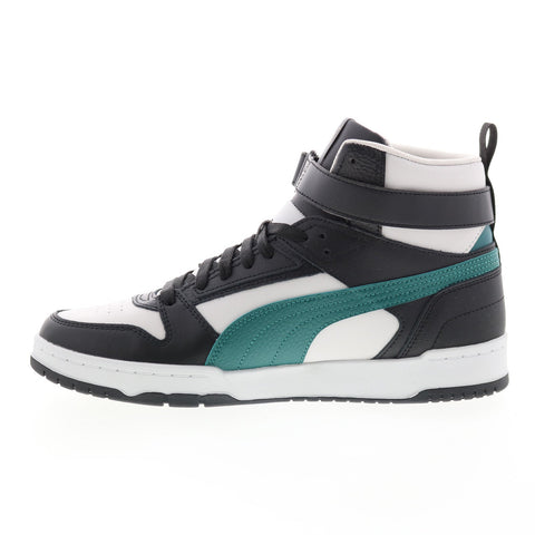 Puma RBD Game 38583919 Mens Black Leather Lace Up Lifestyle Sneakers Shoes