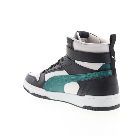 Puma RBD Game 38583919 Mens Black Leather Lace Up Lifestyle Sneakers Shoes