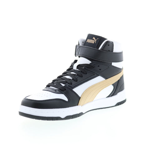 Puma RBD Game 38583921 Mens White Leather Lace Up Lifestyle Sneakers Shoes
