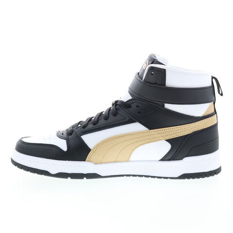 Puma RBD Game 38583921 Mens White Leather Lace Up Lifestyle Sneakers Shoes