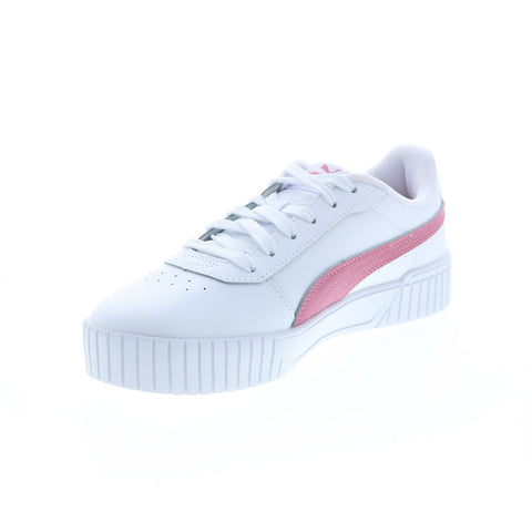 Puma Carina 2.0 38584906 Womens White Leather Lifestyle Sneakers Shoes