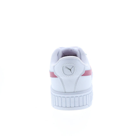 Puma Carina 2.0 38584906 Womens White Leather Lifestyle Sneakers Shoes