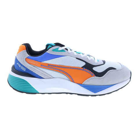 Puma RS-Metric 38616901 Mens White Suede Lace Up Lifestyle Sneakers Shoes