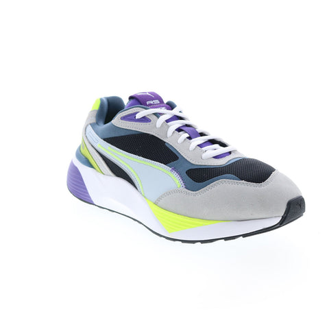Puma RS-Metric 38616903 Mens Black Suede Lifestyle Sneakers Shoes