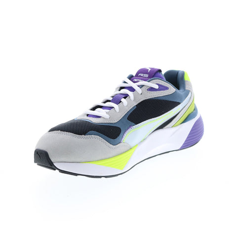 Puma RS-Metric 38616903 Mens Black Suede Lifestyle Sneakers Shoes