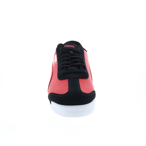 Puma Roma Alert 38630601 Mens Red Leather Lace Up Lifestyle Sneakers Shoes