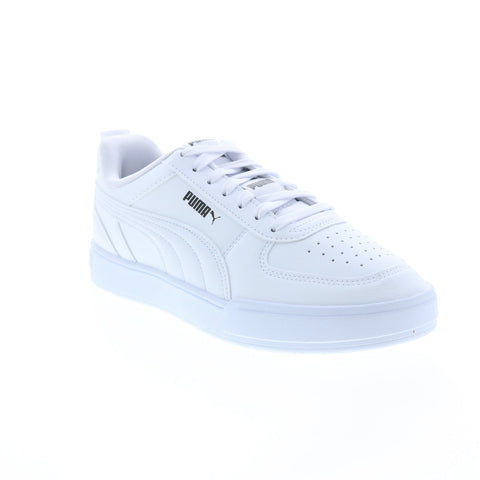 Puma Puma Caven Tape 38638101 Mens White Synthetic Lifestyle Sneakers Shoes