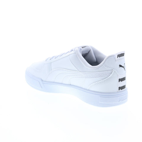 Puma Puma Caven Tape 38638101 Mens White Synthetic Lifestyle Sneakers Shoes