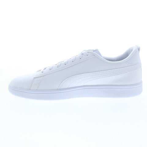 Puma Puma Smash V2 Tape 38639701 Mens White Synthetic Lifestyle Sneakers Shoes