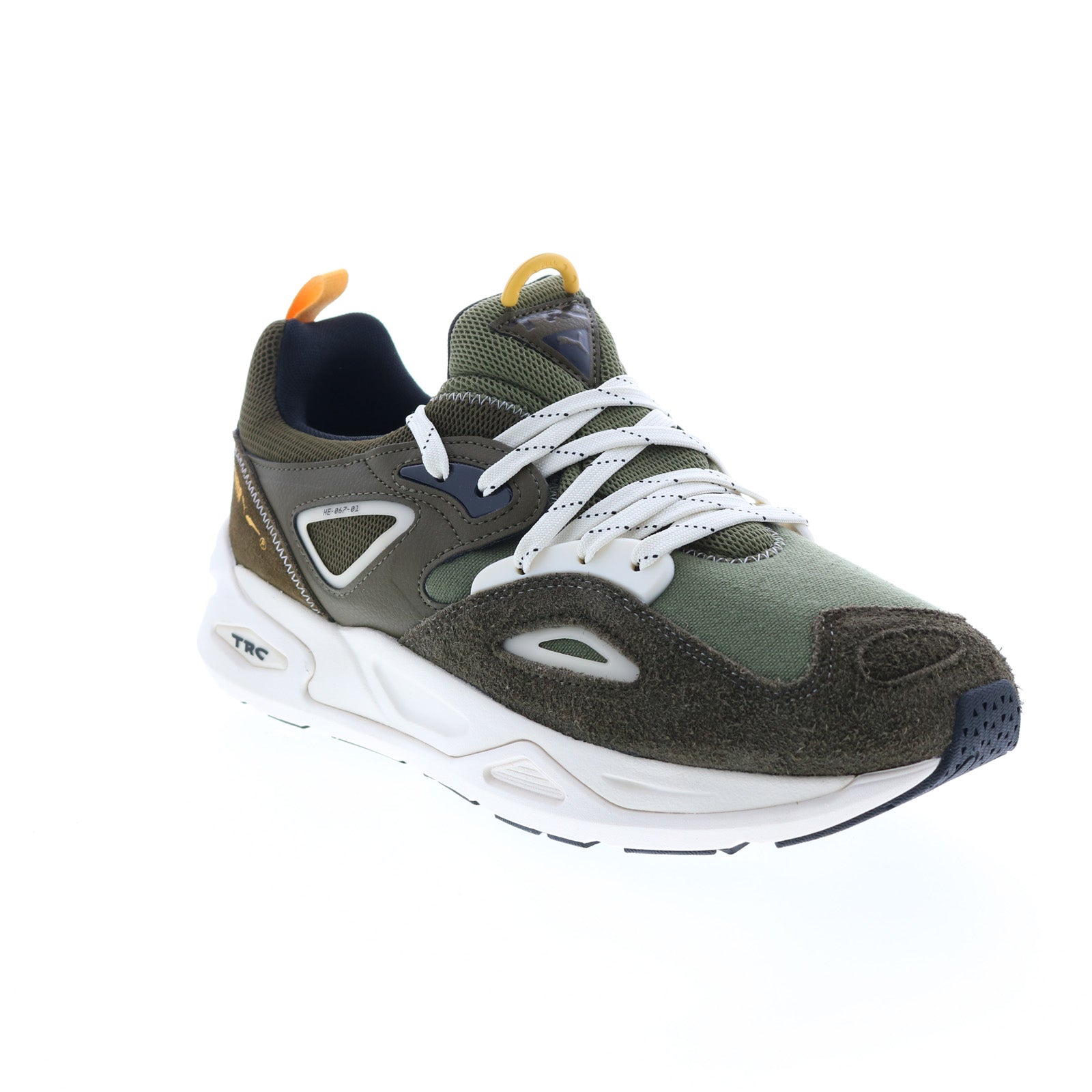 Puma TRC Blaze Safari 38644302 Mens Green Canvas Lifestyle Sneakers Sh