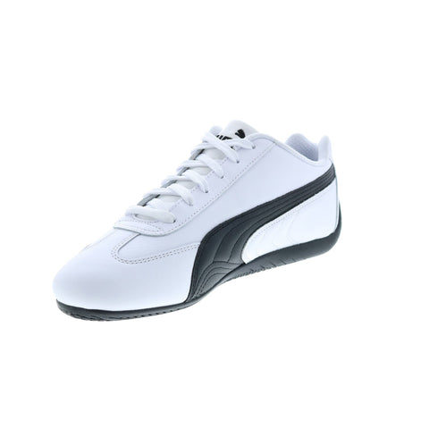 Puma Speedcat Shield Leather 38705401 Mens White Leather Motorsport Sneakers Shoes