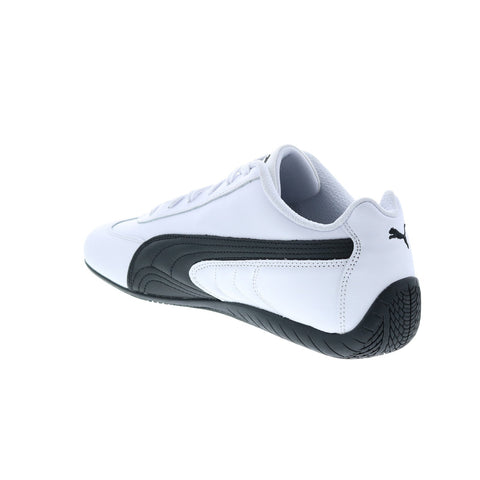 Puma Speedcat Shield Leather 38705401 Mens White Leather Motorsport Sneakers Shoes