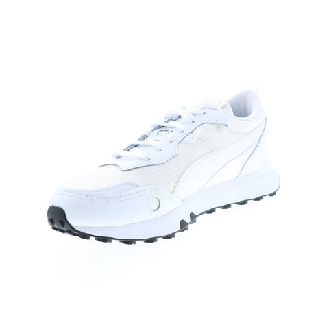 Puma Rider FV Future Vintage Leather 38717202 Mens White Sneakers Shoes