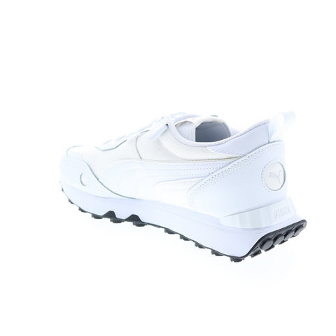 Puma Rider FV Future Vintage Leather 38717202 Mens White Sneakers Shoes