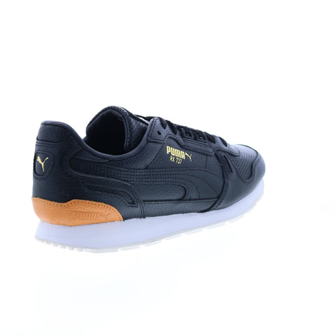 Puma RX 737 PRM 38725602 Mens Black Leather Lifestyle Sneakers Shoes