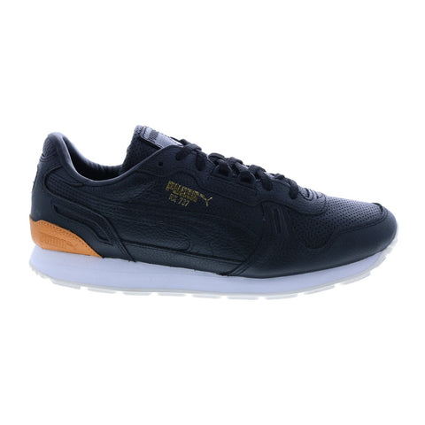 Puma RX 737 PRM 38725602 Mens Black Leather Lifestyle Sneakers Shoes