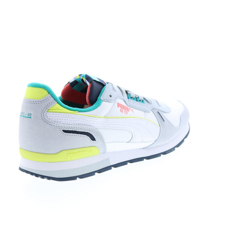 Puma RX 737 STB 38725701 Mens White Leather Lace Up Lifestyle Sneakers Shoes