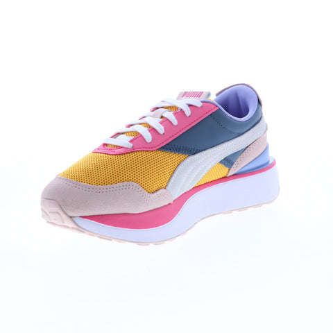 Puma Cruise Rider Candy 38746003 Womens Pink Suede Lifestyle Sneakers Shoes