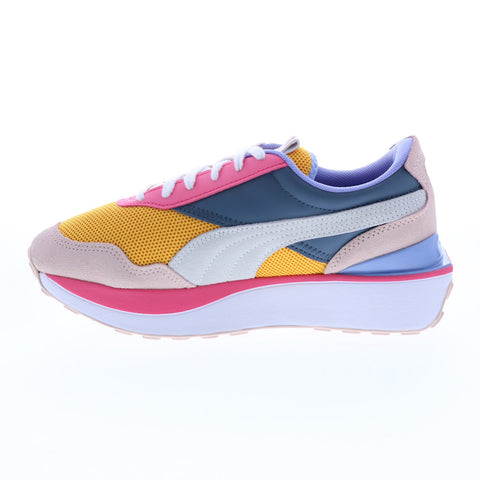 Puma Cruise Rider Candy 38746003 Womens Pink Suede Lifestyle Sneakers Shoes