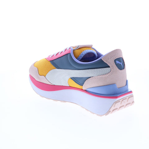 Puma Cruise Rider Candy 38746003 Womens Pink Suede Lifestyle Sneakers Shoes
