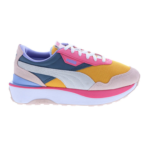 Puma Cruise Rider Candy 38746003 Womens Pink Suede Lifestyle Sneakers Shoes