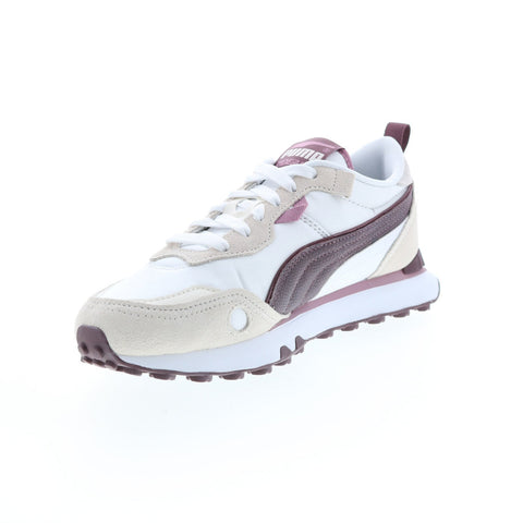 Puma Rider FV Future Vintage Soft 38747601 Womens White Sneakers Shoes