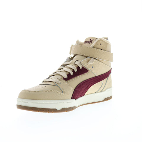 Puma RBD Game Winter 38760405 Mens Brown Leather Lifestyle Sneakers Shoes
