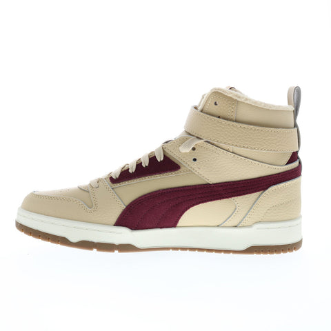 Puma RBD Game Winter 38760405 Mens Brown Leather Lifestyle Sneakers Shoes