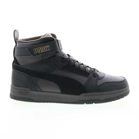 Puma RBD Game WTR 38760407 Mens Black Leather Lifestyle Sneakers Shoes