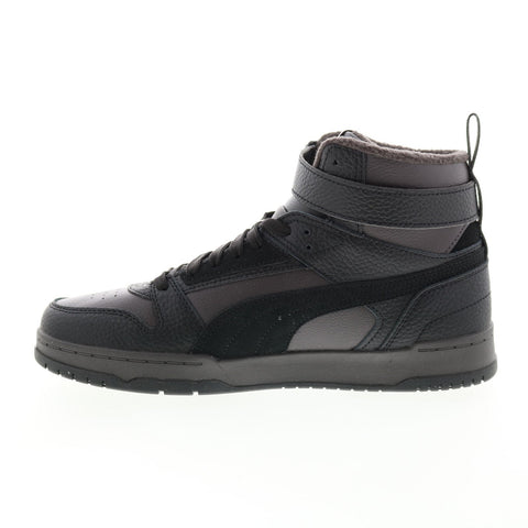 Puma RBD Game WTR 38760407 Mens Black Leather Lifestyle Sneakers Shoes