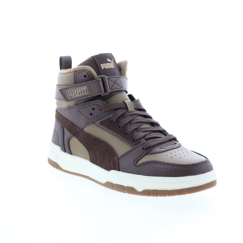 Puma RBD Game WTR 38760408 Mens Brown Leather Lifestyle Sneakers Shoes
