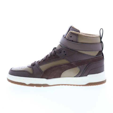 Puma RBD Game WTR 38760408 Mens Brown Leather Lifestyle Sneakers Shoes