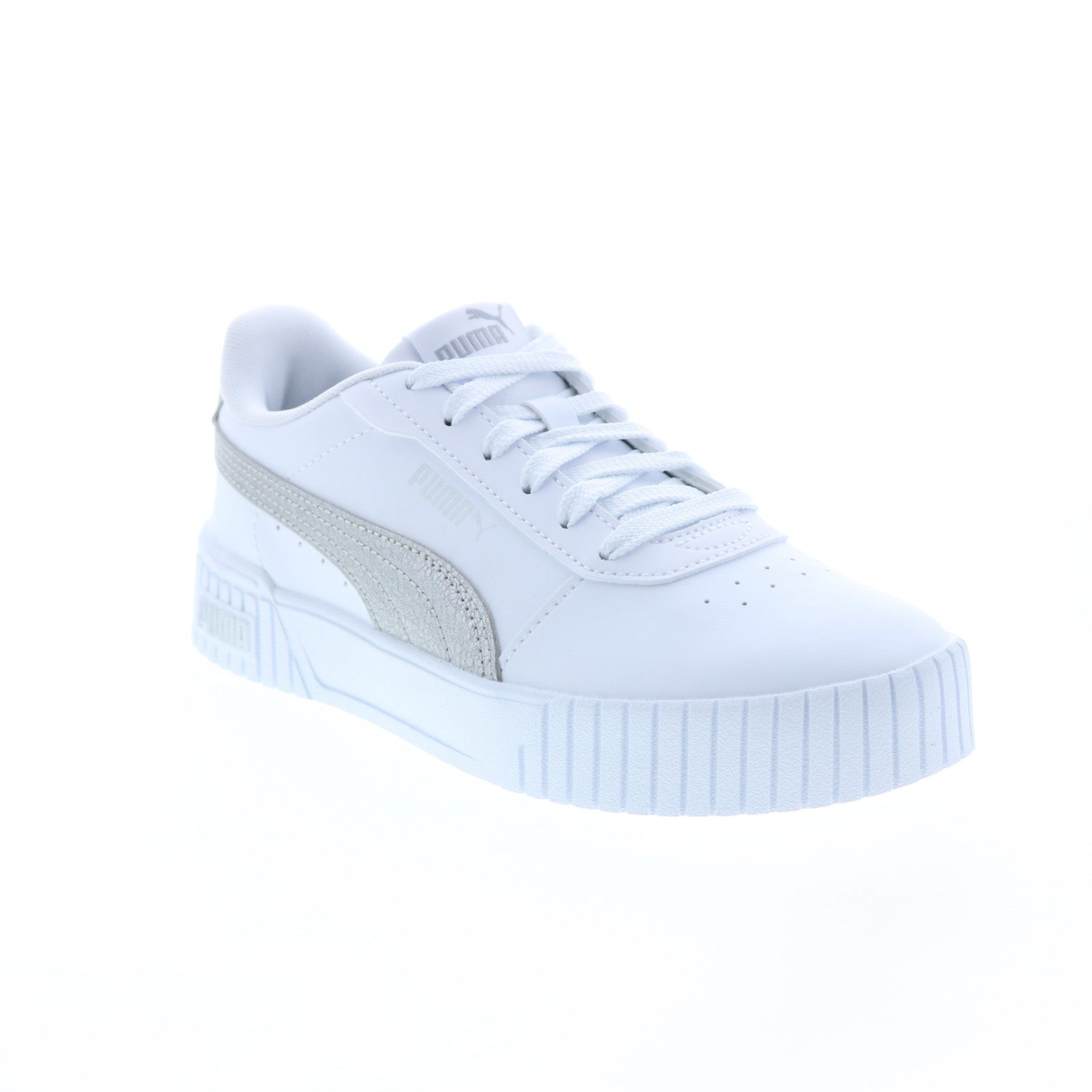 Puma Carina 2.0 Distressed 38762202 Womens White Lifestyle
