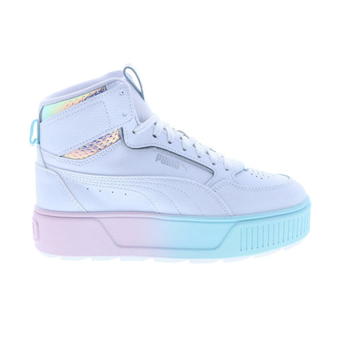 Puma Karmen Rebelle Mid Exotics Womens White Lifestyle Sneakers Shoes