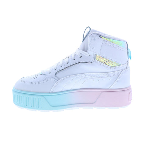 Puma Karmen Rebelle Mid Exotics Womens White Lifestyle Sneakers Shoes