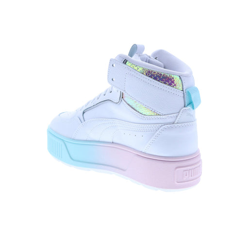 Puma Karmen Rebelle Mid Exotics Womens White Lifestyle Sneakers Shoes
