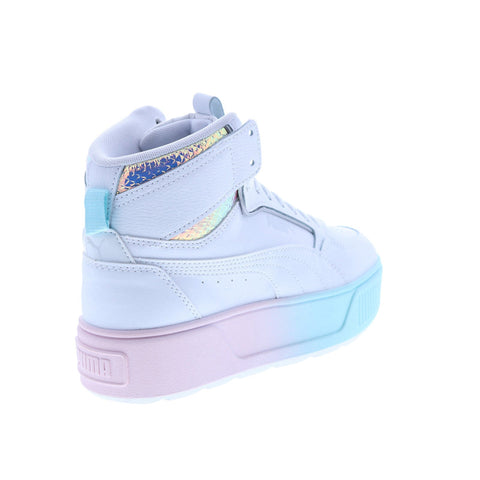 Puma Karmen Rebelle Mid Exotics Womens White Lifestyle Sneakers Shoes