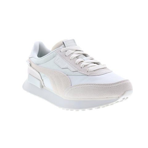 Puma Future Rider Mono 38766401 Womens Gray Suede Lifestyle Sneakers Shoes